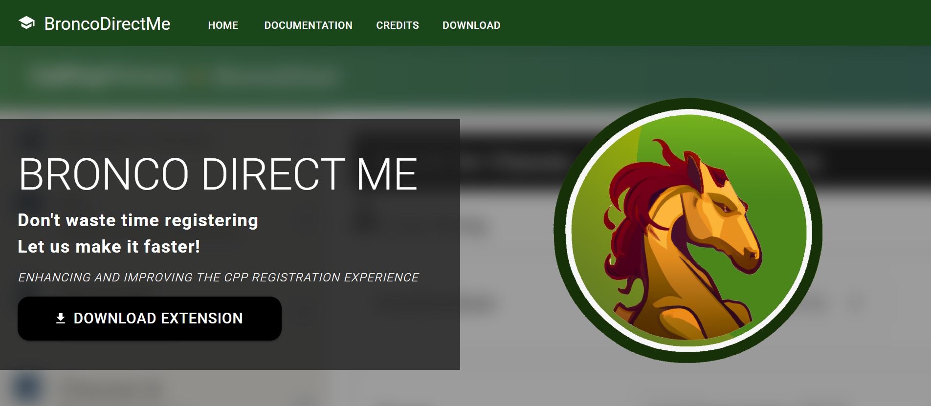 BroncoDirectMe Chrome Extension